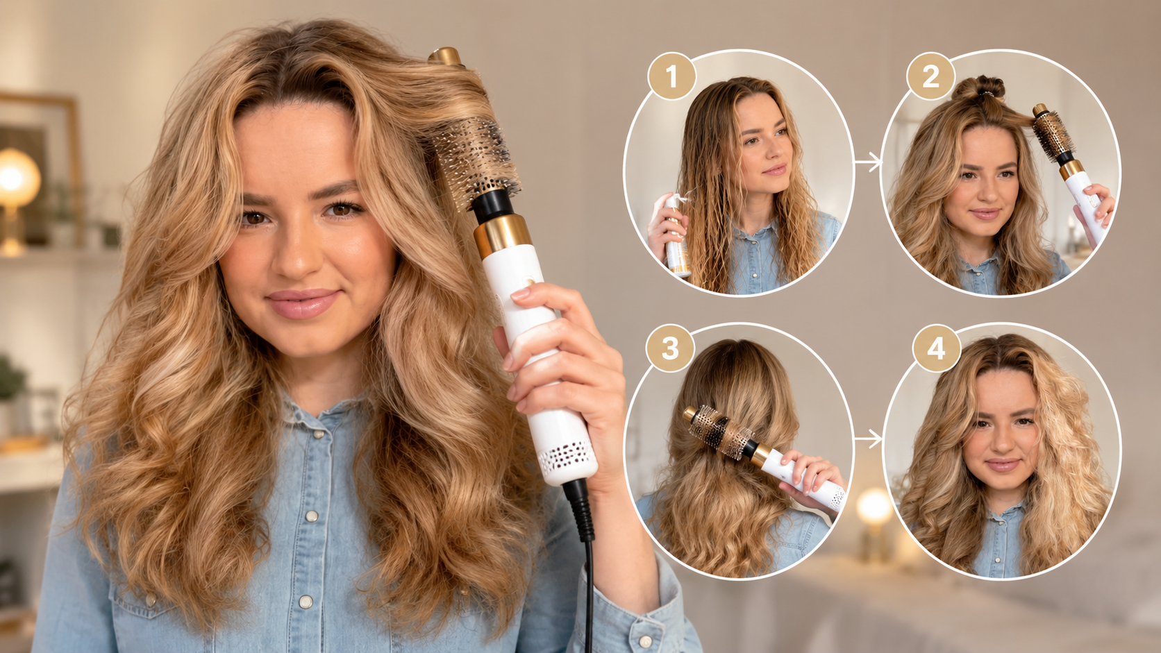 Réussir un brushing volumateur à la maison en 10 minutes