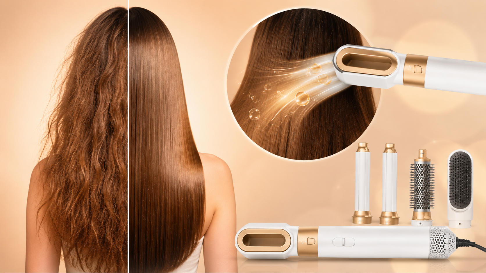 Lisser ses cheveux sans plaque à 200 °C